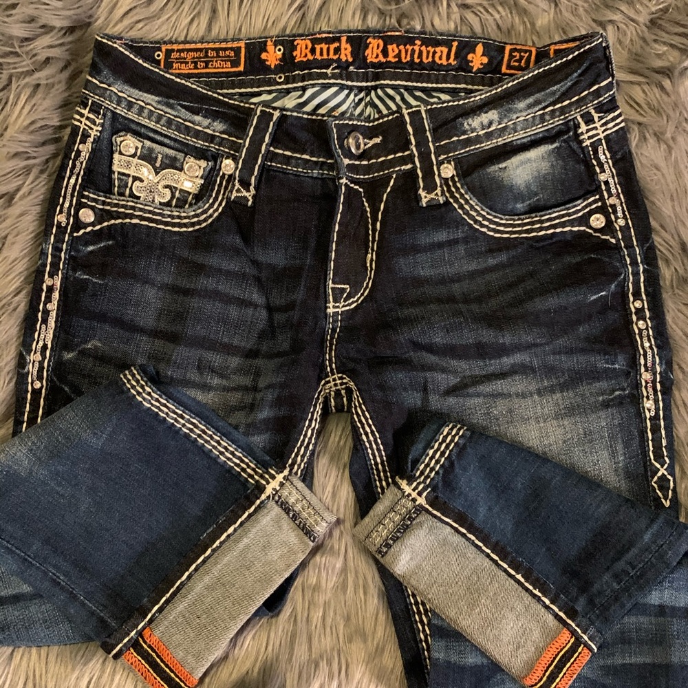 Rock Revival Kai capri jeans Sz 27